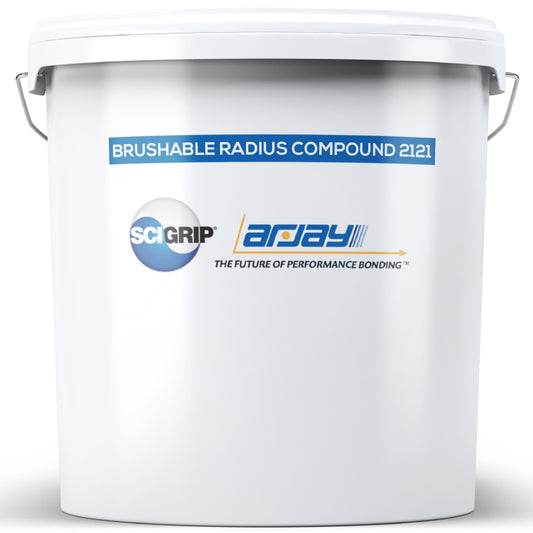 Arjay 2121 Polyester Brushable Radius Compound – 5 Gallon