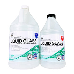 Liquid Glass Deep Pour 24 Hour Cure Epoxy 2:1